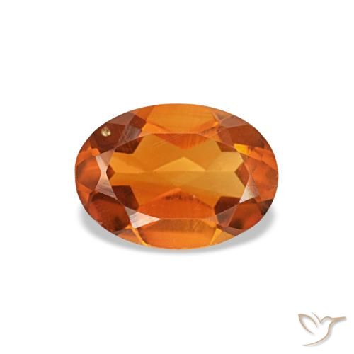 0.59ct Orange Citrine, Oval, VVS-VS