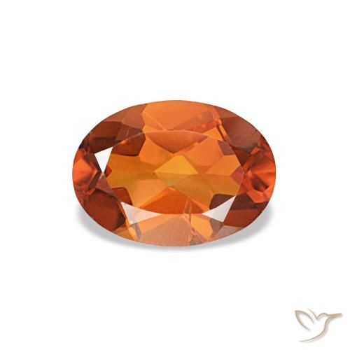 0.71ct Orange Citrine, Oval, VVS-VS