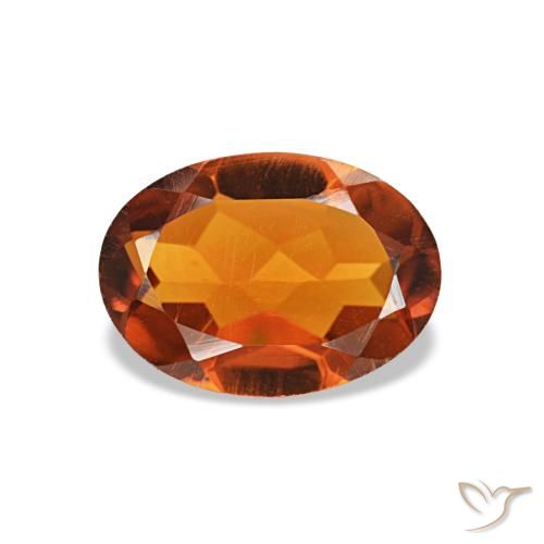 0.73ct Orange Citrine, Oval, VVS-VS