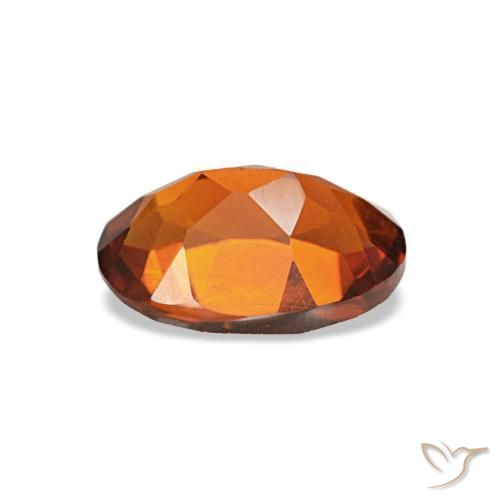 Citrine Gemstone in 7 x 5 mm (calibrated) Size for Sale, Citrine Stone in Medium Dark-Orange Color