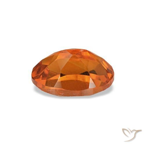 Citrine Gemstone in 7 x 5 mm (calibrated) Size for Sale, Citrine Stone in Reddish Orange Color