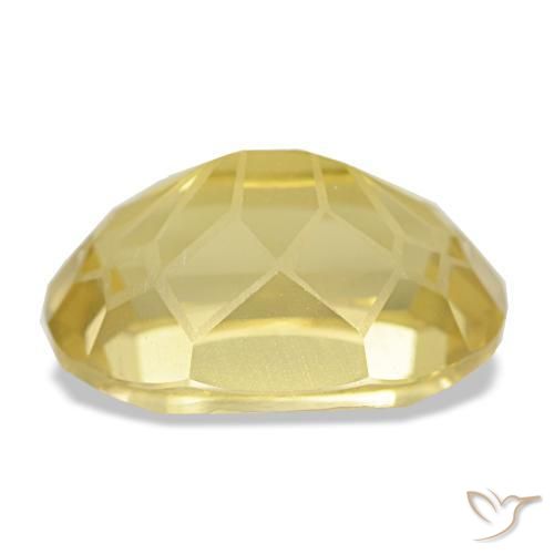 Citrine Gemstone in 12 x 8 mm (calibrated) Size for Sale, Citrine Stone in Medium Light-Yellow Color