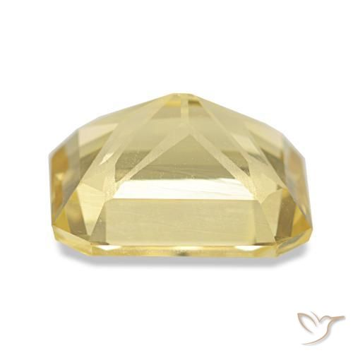 Citrine Gemstone in 9.9 x 8.8 mm Size for Sale, Citrine Stone in Light Golden-Yellow Color