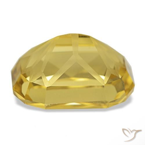 Citrine Gemstone in 11.4 x 12.5 mm Size for Sale, Citrine Stone in Tuscany Yellow Color