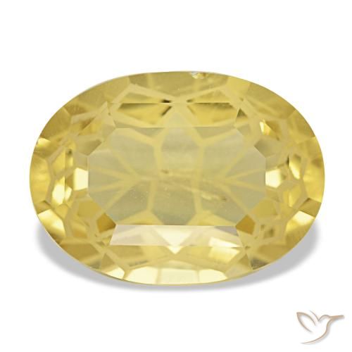 4.83ct Yellow Citrine, Oval, VS