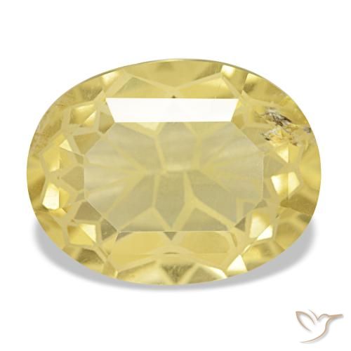 4.55ct Yellow Citrine, Oval, VS-SI