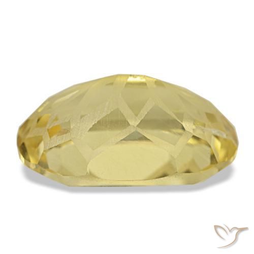 Citrine Gemstone in 14 x 10 mm (calibrated) Size for Sale, Citrine Stone in Medium Yellow Color