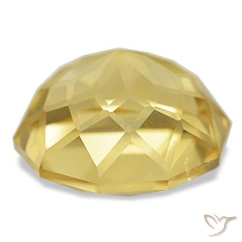Citrine Gemstone in 16 mm (calibrated) Size for Sale, Citrine Stone in Tuscany Yellow Color