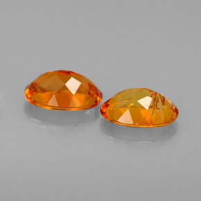 Clinohumite Gemstone in 5.9 x 4.2 mm Size for Sale, Clinohumite Stone in Yellow Orange Color
