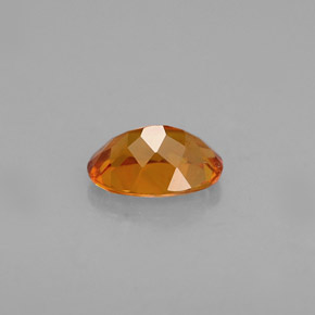 Clinohumite Gemstone in 6 x 4.2 mm Size for Sale, Clinohumite Stone in Yellow Orange Color