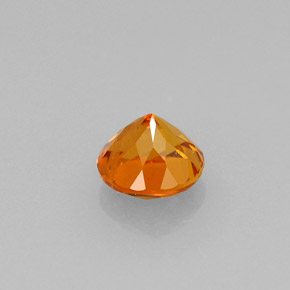 Clinohumite Gemstone in 5 mm (calibrated) Size for Sale, Clinohumite Stone in Yellow Orange Color