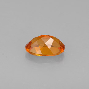 Clinohumite Gemstone in 6.2 x 4.4 mm Size for Sale, Clinohumite Stone in Yellow Orange Color