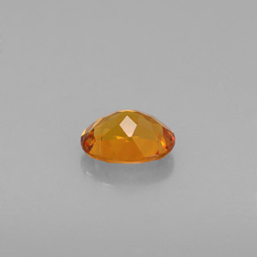 Clinohumite Gemstone in 5.8 x 4.6 mm Size for Sale, Clinohumite Stone in Yellow Orange Color