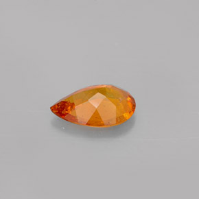 Clinohumite Gemstone in 7.4 x 5.2 mm Size for Sale, Clinohumite Stone in Yellow Orange Color