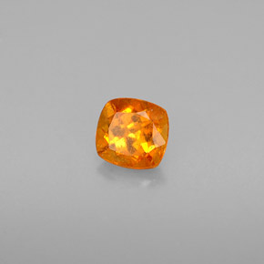 0.48 ct Orange Clinohumite Stone, Natural Clinohumite in Cushion-Cut Shape for Sale