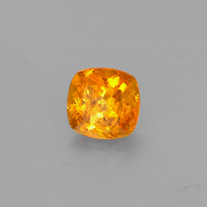 0.60 ct Orange Clinohumite Stone, Natural Clinohumite in Cushion-Cut Shape for Sale