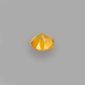Clinohumite Gemstone in 4.7 mm Size for Sale, Clinohumite Stone in Golden Yellow Color