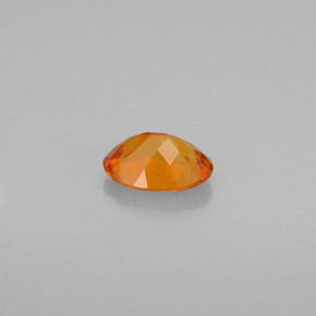 Clinohumite Gemstone in 6 x 4.4 mm Size for Sale, Clinohumite Stone in Yellow Orange Color