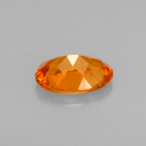 Clinohumite Gemstone in 6.7 x 4.6 mm Size for Sale, Clinohumite Stone in Yellow Orange Color