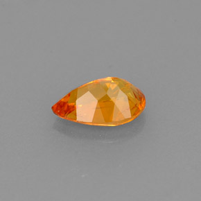 Clinohumite Gemstone in 7.1 x 4.7 mm Size for Sale, Clinohumite Stone in Yellow Orange Color