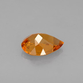 Clinohumite Gemstone in 6.6 x 4.8 mm Size for Sale, Clinohumite Stone in Yellow Orange Color