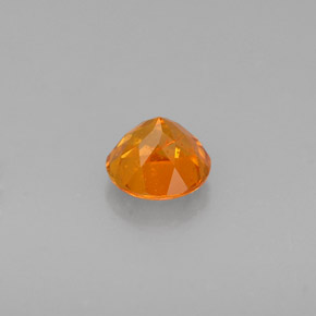 Clinohumite Gemstone in 4.6 mm Size for Sale, Clinohumite Stone in Yellow Orange Color