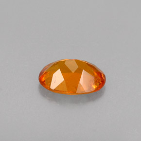 Clinohumite Gemstone in 6 x 4.3 mm Size for Sale, Clinohumite Stone in Yellow Orange Color