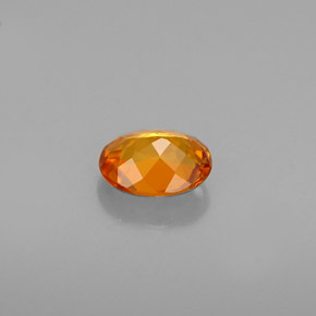 Clinohumite Gemstone in 5.7 x 4.8 mm Size for Sale, Clinohumite Stone in Yellow Orange Color