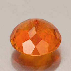 Clinohumite Gemstone in 9 mm (calibrated) Size for Sale, Clinohumite Stone in Yellow Orange Color