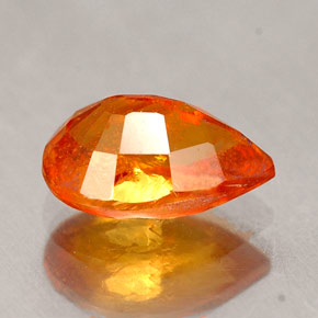 Clinohumite Gemstone in 9 x 6 mm (calibrated) Size for Sale, Clinohumite Stone in Yellow Orange Color