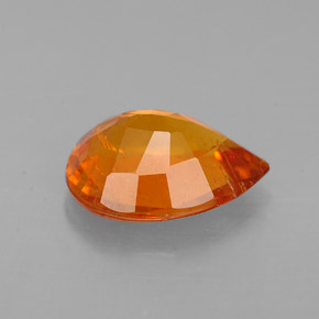 Clinohumite Gemstone in 10 x 7 mm (calibrated) Size for Sale, Clinohumite Stone in Yellow Orange Color