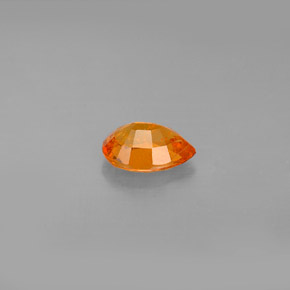 Clinohumite Gemstone in 7.4 x 5.3 mm Size for Sale, Clinohumite Stone in Yellow Orange Color