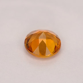 Clinohumite Gemstone in 5.7 mm Size for Sale, Clinohumite Stone in Yellow Orange Color