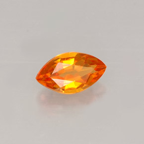 0.37 ct Orange Clinohumite Stone, Natural Clinohumite in Marquise Facet Shape for Sale