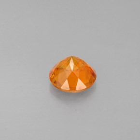 Clinohumite Gemstone in 6 mm (calibrated) Size for Sale, Clinohumite Stone in Yellow Orange Color