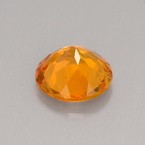 Clinohumite Gemstone in 5.6 mm Size for Sale, Clinohumite Stone in Yellow Orange Color