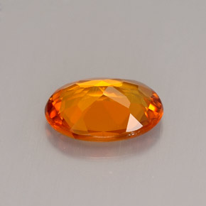 Clinohumite Gemstone in 8.6 x 6.2 mm Size for Sale, Clinohumite Stone in Yellow Orange Color