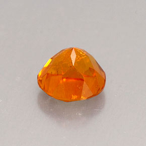 Clinohumite Gemstone in 5.6 mm Size for Sale, Clinohumite Stone in Yellow Orange Color