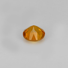 Clinohumite Gemstone in 5.3 mm Size for Sale, Clinohumite Stone in Yellow Orange Color