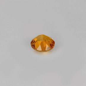 Clinohumite Gemstone in 4.7 mm Size for Sale, Clinohumite Stone in Yellow Orange Color