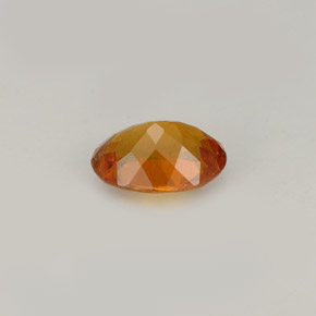 Clinohumite Gemstone in 7 x 5.2 mm Size for Sale, Clinohumite Stone in Yellow Orange Color