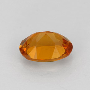 Clinohumite Gemstone in 7 x 5.2 mm Size for Sale, Clinohumite Stone in Yellow Orange Color