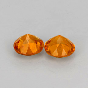 Clinohumite Gemstone in 5.5 mm Size for Sale, Clinohumite Stone in Yellow Orange Color