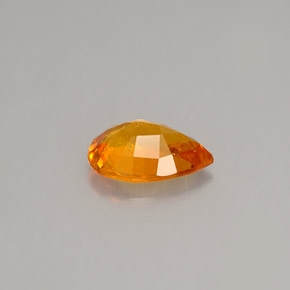 Clinohumite Gemstone in 7.5 x 5.3 mm Size for Sale, Clinohumite Stone in Yellow Orange Color