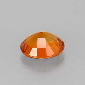 Clinohumite Gemstone in 7.3 x 6.1 mm Size for Sale, Clinohumite Stone in Yellow Orange Color