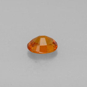Clinohumite Gemstone in 6.8 x 5.5 mm Size for Sale, Clinohumite Stone in Yellow Orange Color