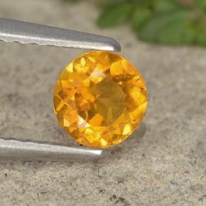 0.4ct Round Facet Golden Yellow Clinohumite for sale thumb image of 0.4ct Round Facet Golden Yellow Clinohumite (ID: 495098)