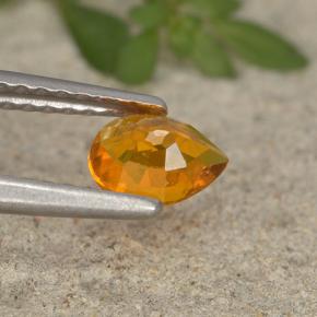 Clinohumite Gemstone in 5.8 x 4.6 mm Size for Sale, Clinohumite Stone in Yellow Orange Color