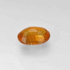 Clinohumite Gemstone in 7.6 x 5.5 mm Size for Sale, Clinohumite Stone in Yellow Orange Color