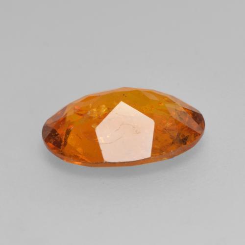 Clinohumite Gemstone in 11.5 x 8.6 mm Size for Sale, Clinohumite Stone in Medium Orange Color